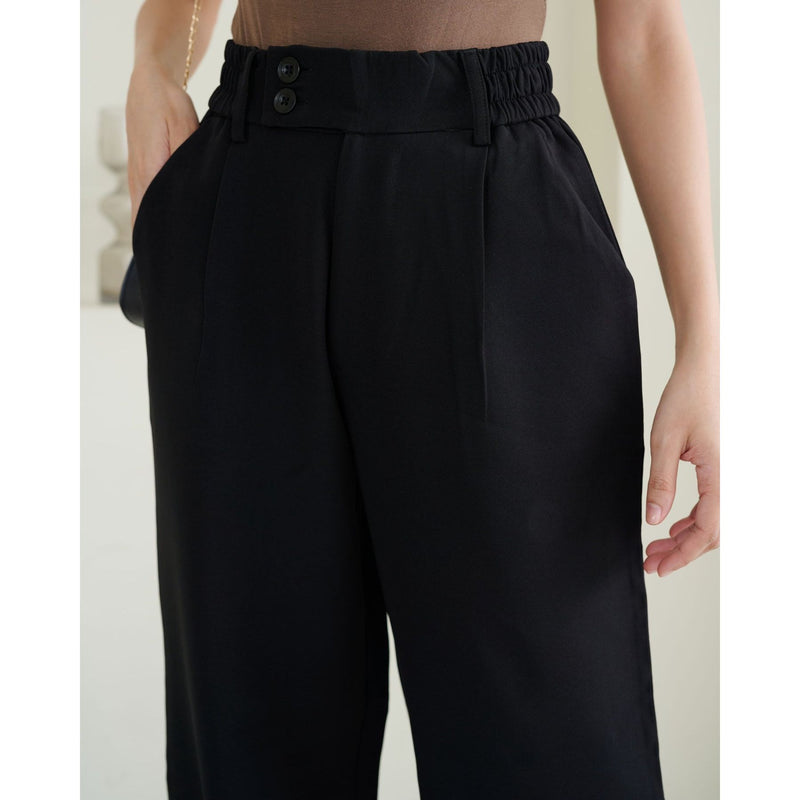 Urban Elegance Wide-Leg Joggers