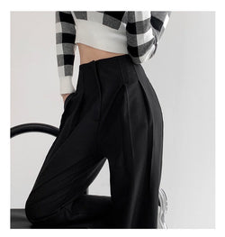 Elegance Embrace High-Rise Trousers