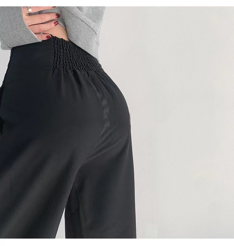 Elegance Embrace High-Rise Trousers