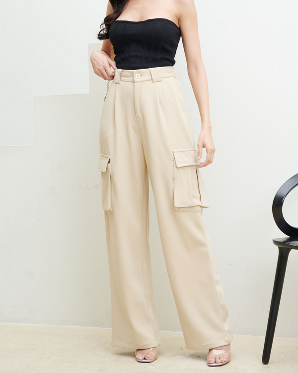 Elevated Chic Baggy Cargo Joggers