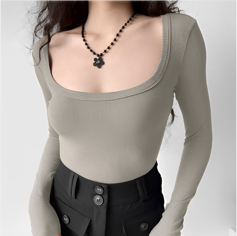 Scoop Neck Full Sleeve Top