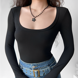 Scoop Neck Full Sleeve Top