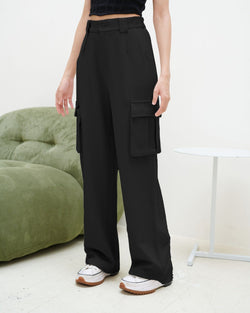 Elevated Chic Baggy Cargo Joggers