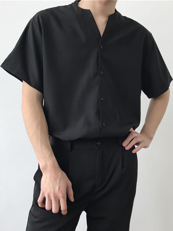 Korean Fusion Short Sleeves Shirt